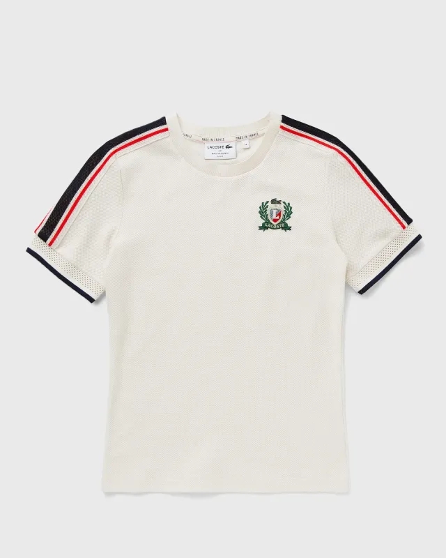 Lacoste French Made Textured Piqué T-shirt - Ecru White
