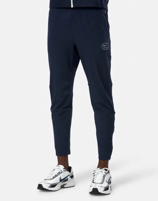 Men's Nike Swoosh Air Run Pants in Navy Blue