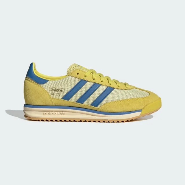 Adidas Men's SL 72 RS Sneaker Pure Sulfur/Blue/Yellow
