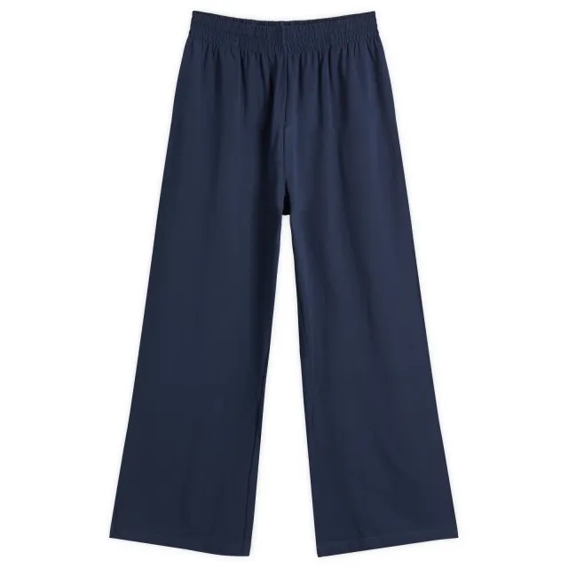 SKIMS Women's Cotton Jersey Wide Leg Pant Navy