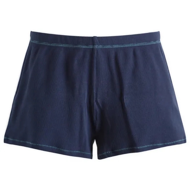 SKIMS Women's Cotton Rib Loose Short Navy