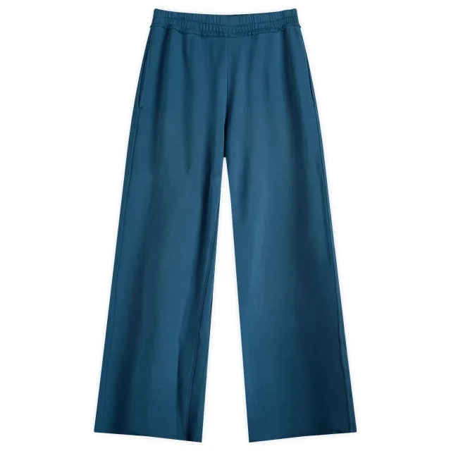 SKIMS Women's Deconstructed French Terry Wide Leg Pant Indigo