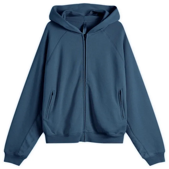 SKIMS Women's Zip Up Hoodie Indigo