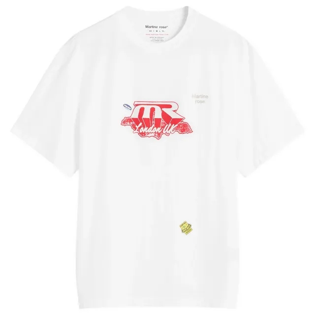 Martine Rose Women's London T-Shirt White