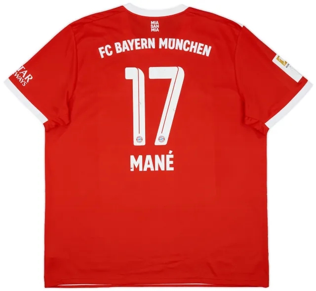 adidas 2022-23 Bayern Munich Home Shirt Mane #17 - 5/10 - (XXL)