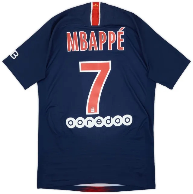 Nike 2018-19 Paris Saint-Germain Authentic Home Shirt Mbappé #7 - 9/10 - (S)