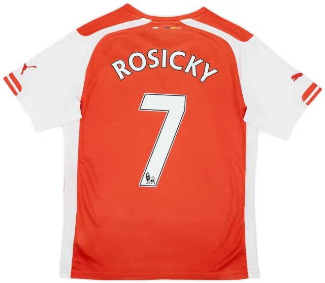 Puma 2014-15 Arsenal Home Shirt Rosicky #7 - 8/10 - (S)