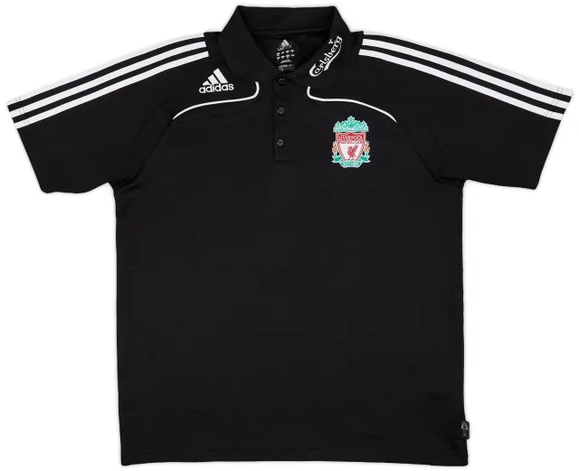 2008-09 Liverpool adidas Polo Shirt - 9/10 - (L)