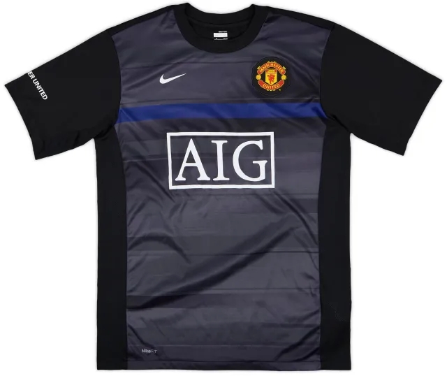 2009-10 Manchester United Nike Training Shirt - 8/10 - (M)