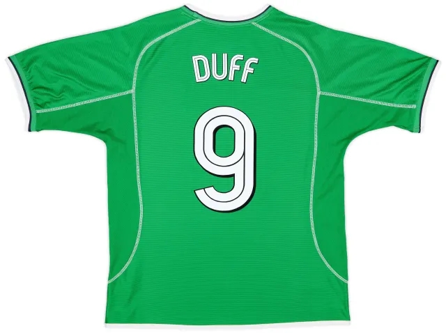 Umbro 2002-03 Ireland Home Shirt Duff #9 - 9/10 - (L)