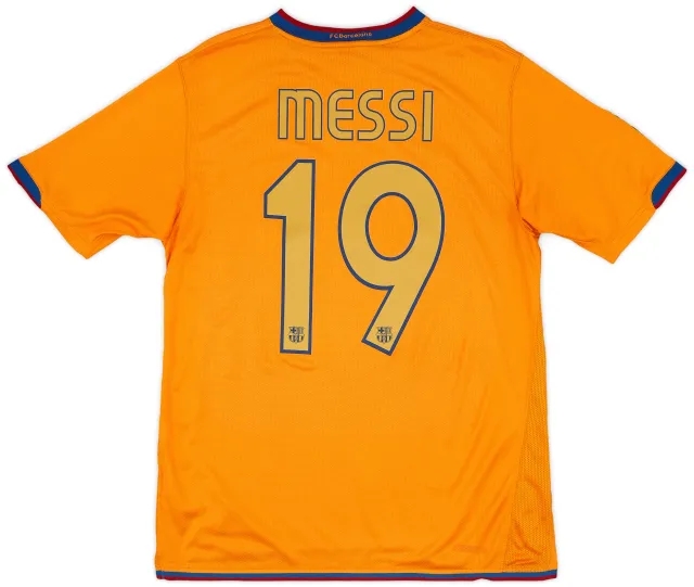 Nike 2006-08 Barcelona Away Shirt Messi #19 - 8/10 - (M)
