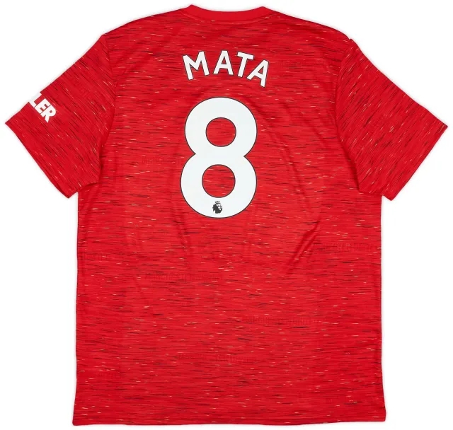 adidas 2020-21 Manchester United Home Shirt Mata #8 - 10/10 - (XL)