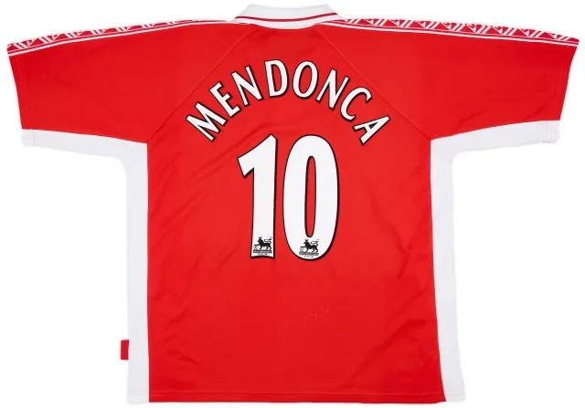 LeCoqSportif 1998-99 Charlton Home Shirt Mendonca #10 - 10/10 - (XL)