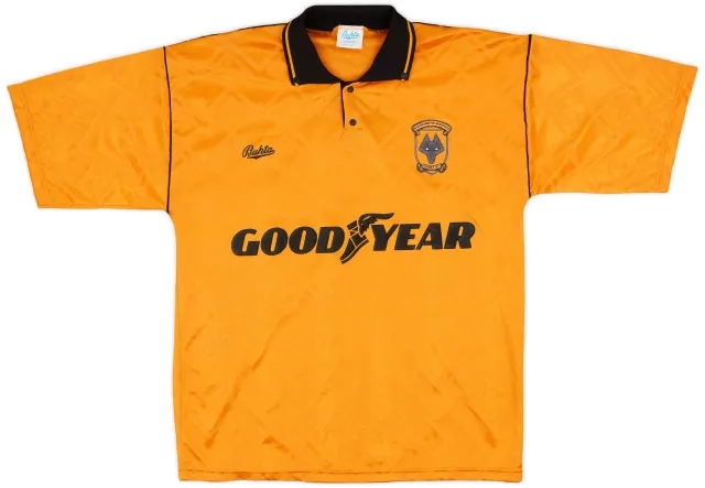 Bukta 1990-92 Wolves Home Shirt - 8/10 - (M)