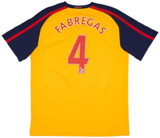 Nike 2008-09 Arsenal Away Shirt Fabregas #4 - 8/10 - (L)