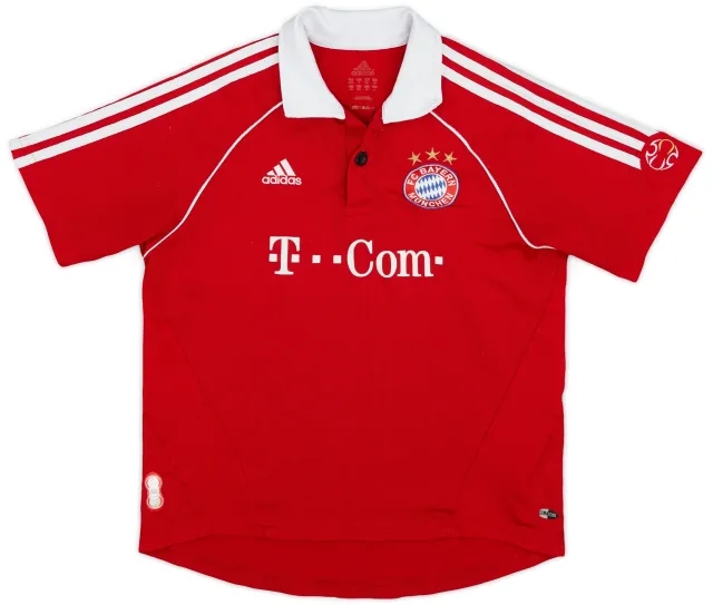 adidas 2005-06 Bayern Munich Home Shirt - 5/10 - (6-7 Years)