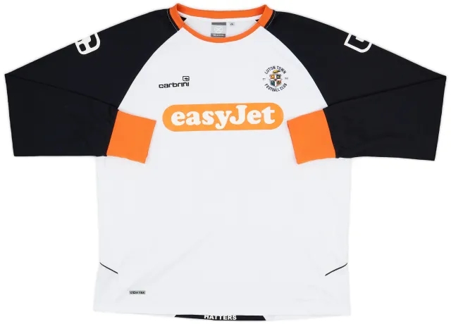 2009-10 Luton Town Away L/S Shirt - 9/10 - (XXL)