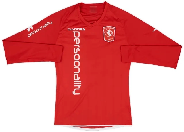 Diadora 2009-10 FC Twente Youth Home L/S Shirt #5 - 8/10 - (L.Boys)