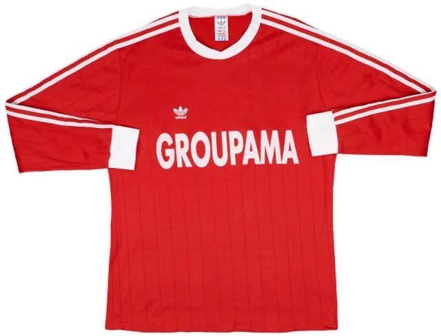 adidas 1980s Coupe de France Home L/S Shirt #5 - 10/10 - (XXL)