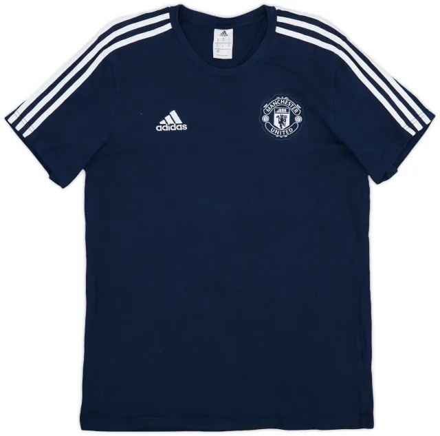 2018-19 Manchester United adidas Cotton Tee - 7/10 - (M)