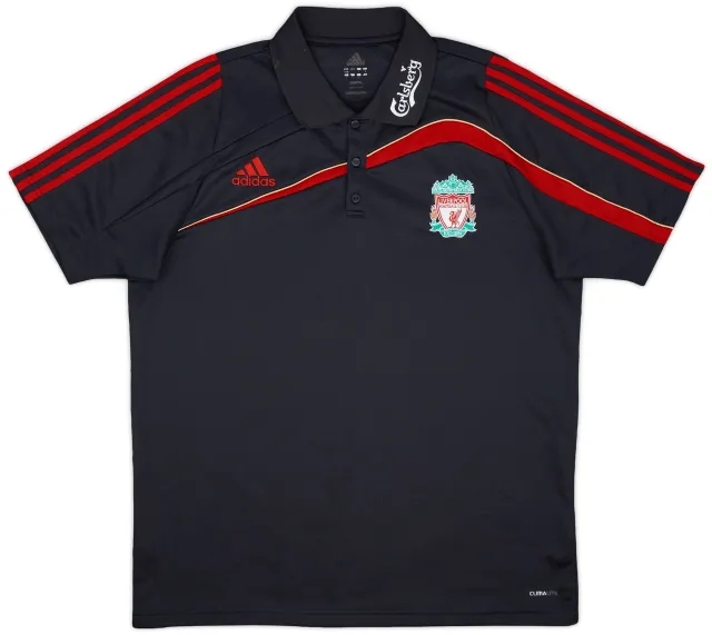 2009-10 Liverpool adidas Polo Shirt - 9/10 - (XL)