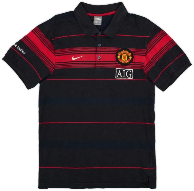 2009-10 Manchester United Nike Polo Shirt - 5/10 - (M)