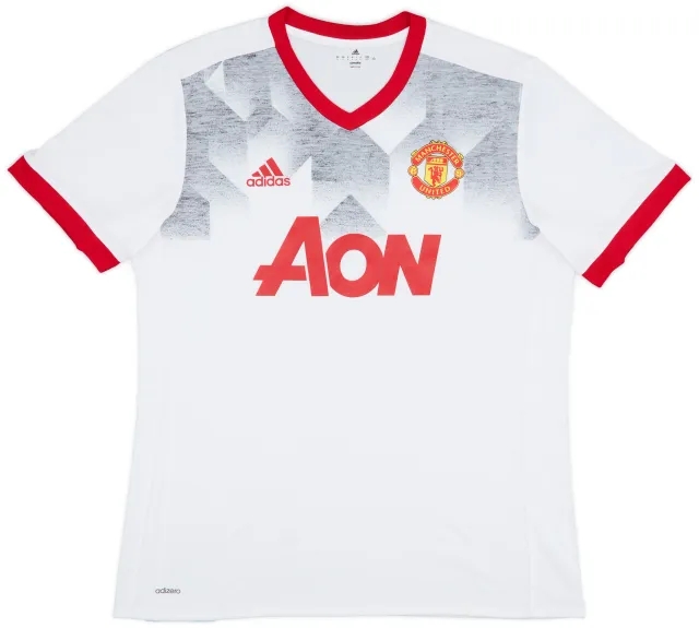 2019-20 Manchester United adidas Cotton Tee - 8/10 - (L)