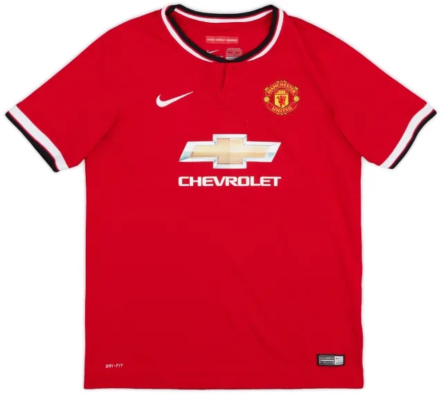 Nike 2014-15 Manchester United Home Shirt - 7/10 - (XL.Boys)