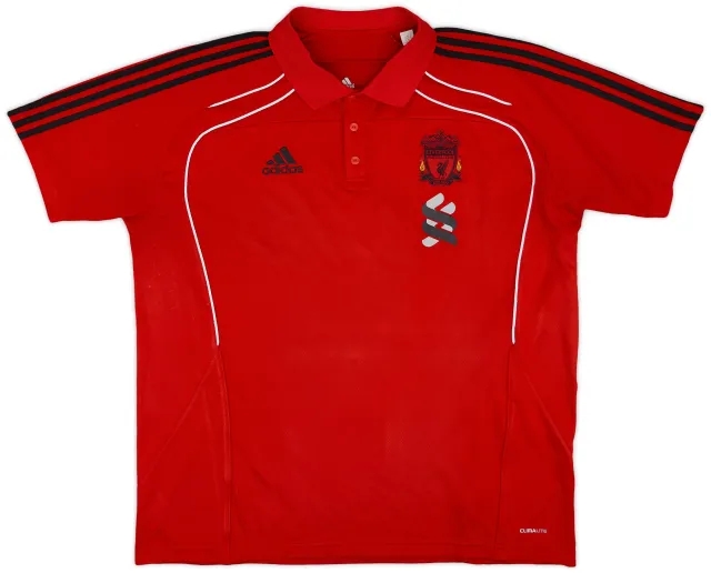 2010-11 Liverpool adidas Polo Shirt - 8/10 - (3XL)