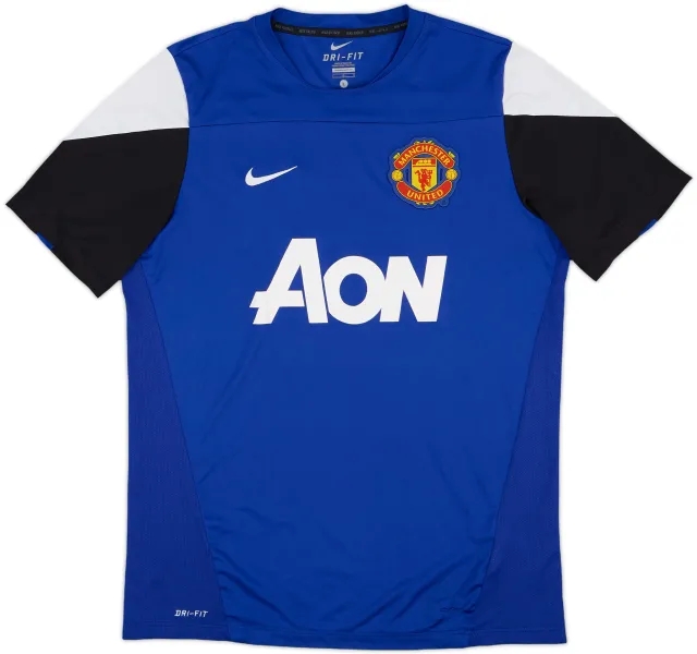 2013-14 Manchester United Nike Graphic Tee - 6/10 - (XL)