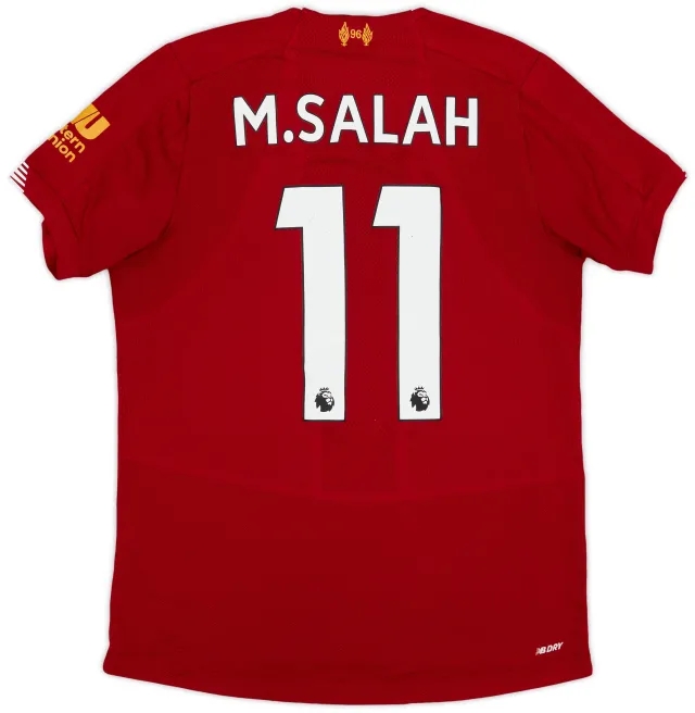 NewBalance 2019-20 Liverpool Home Shirt M. Salah #11 - 5/10 - (XL.Boys)