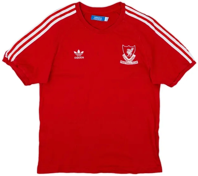 2010-11 Liverpool adidas Cotton Tee - 8/10 - (M)