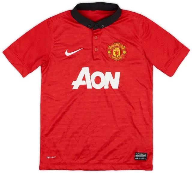 Nike 2013-14 Manchester United Home Shirt - 8/10 - (S.Boys)