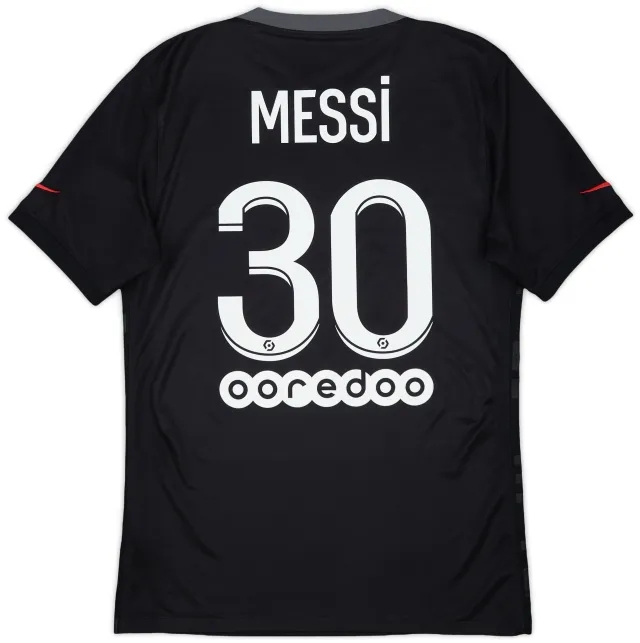 Nike 2021-22 Paris Saint-Germain Third Shirt Messi #30 - 9/10 - (S)