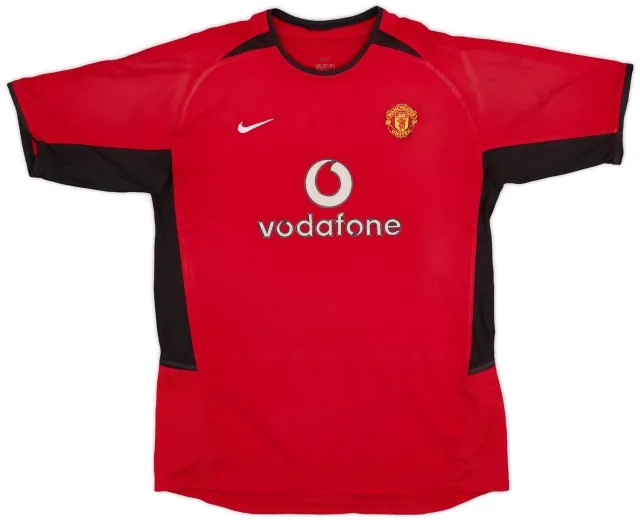 Nike 2002-04 Manchester United Home Shirt - 5/10 - (XL.Boys)