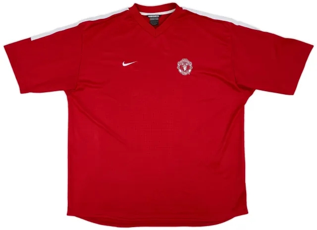 2002-03 Manchester United Nike Training Shirt - 8/10 - (XXL)
