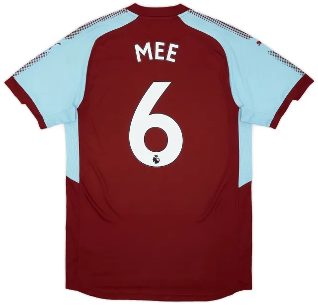 Puma 2017-18 Burnley Home Shirt Mee #6 - 8/10 - (L)