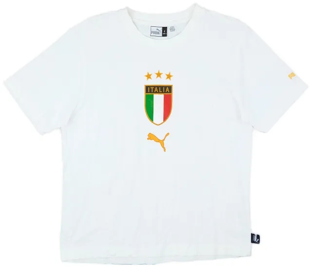 2004-05 Italy Puma Cotton Tee - 8/10 - (L)