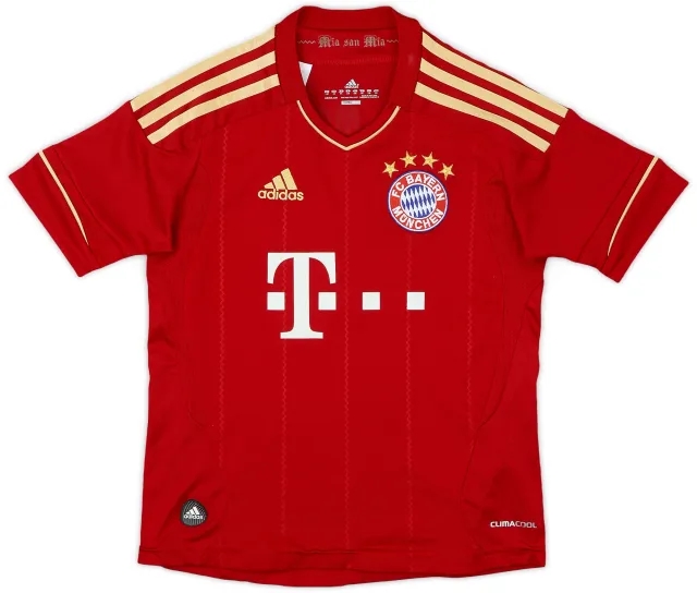 adidas 2011-13 Bayern Munich Home Shirt - 6/10 - (7-8 Years)