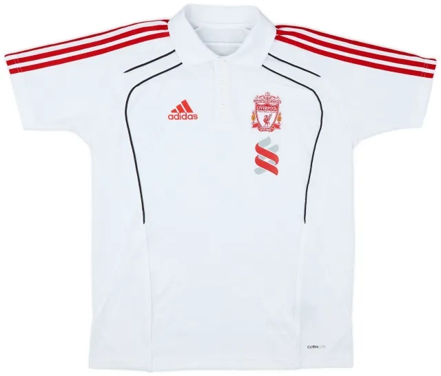 2010-11 Liverpool adidas Polo Shirt - 8/10 - (M)