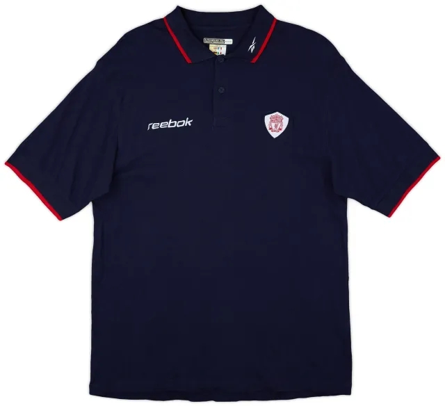 2004-05 Liverpool Reebok Polo Shirt - 8/10 - (XL)