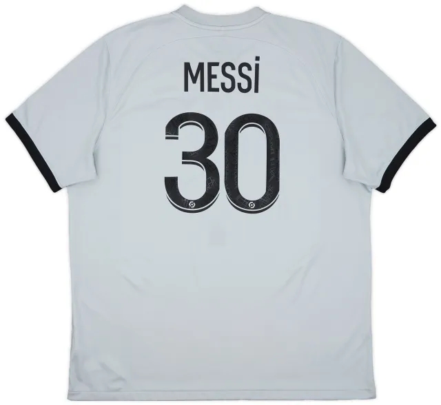 Nike 2022-23 Paris Saint-Germain Away Shirt Messi #30 - 8/10 - (XL)