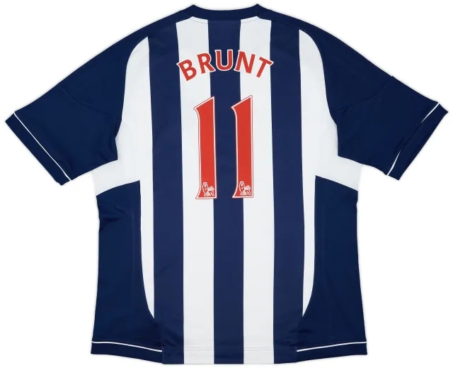 adidas 2012-13 West Brom Home Shirt Brunt #11 - 8/10 - (XL)