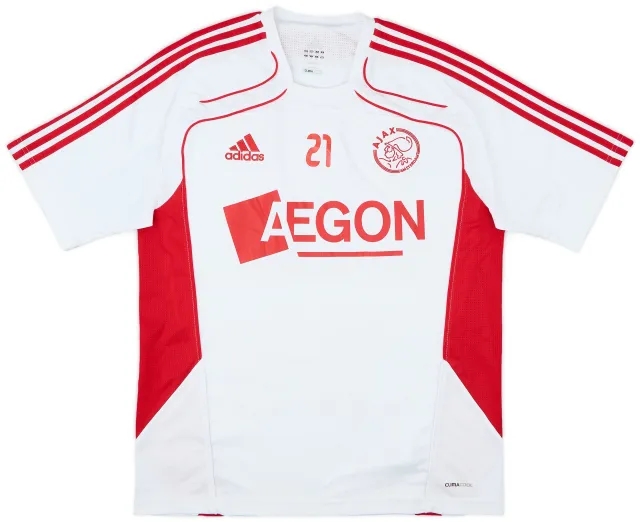 2010-11 Ajax adidas Player Issue Training Shirt #21 - 8/10 - (L)