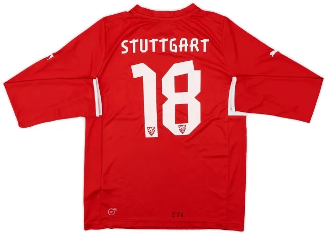Puma 2012-14 Stuttgart Away L/S Shirt #18 - 6/10 - (L.Boys)