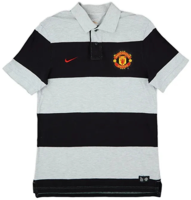 2012-13 Manchester United Nike Polo Shirt - 8/10 - (M)