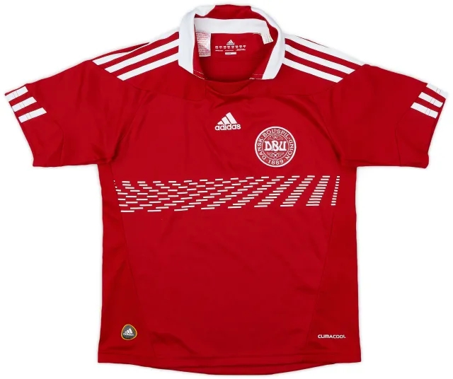adidas 2010-11 Denmark Home Shirt - 9/10 - (S.Boys)