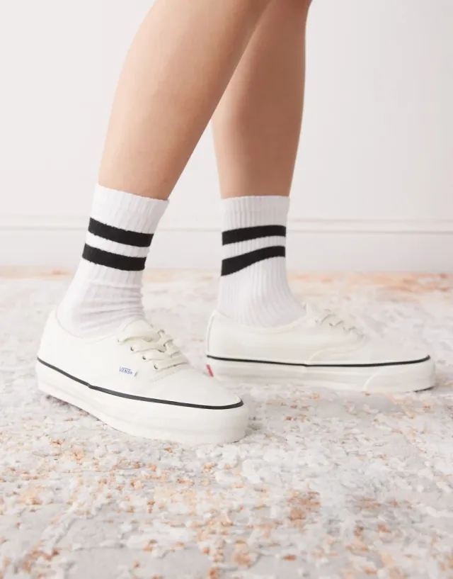 Vans Premium Authentic 44 Duck Canvas Women's, White