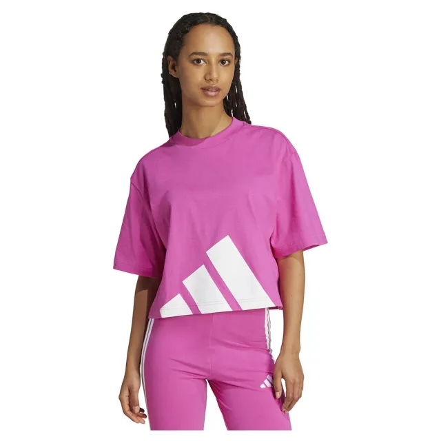 Adidas Essentials Big Logo  - Semi Lucid Fuchsia / White