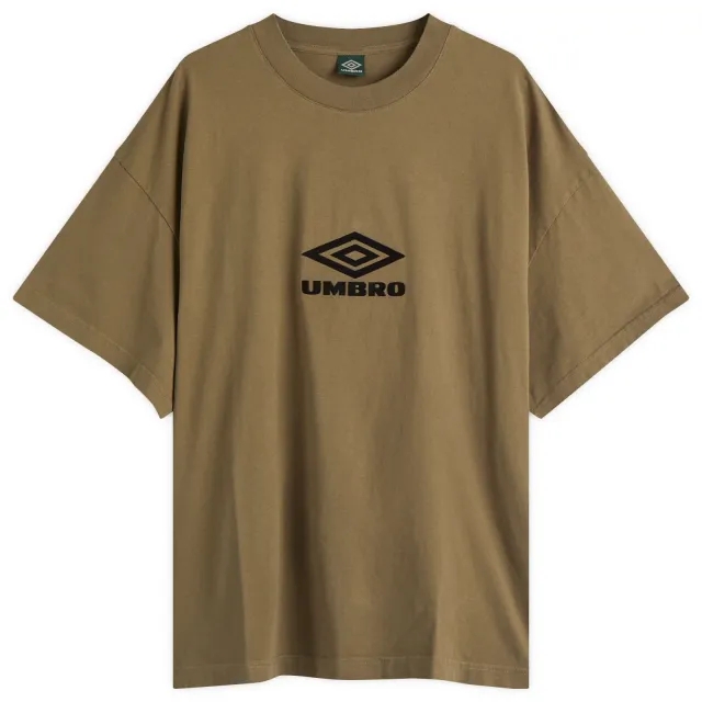 Umbro by Slam Jam Men's OG logo T-Shirt Washed Black